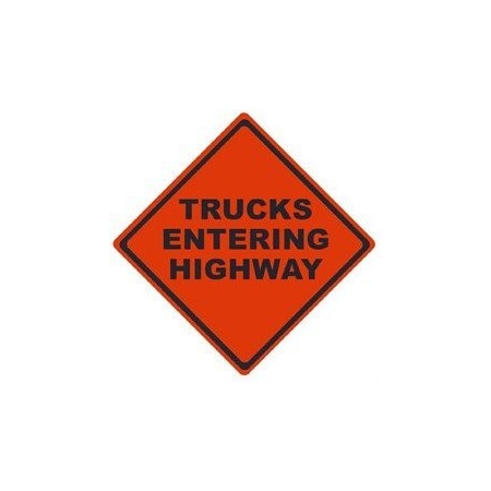 Nmc TRAFFIC, TRUCKS ENTERING HIGHWAY, RUM4826 RUM4826